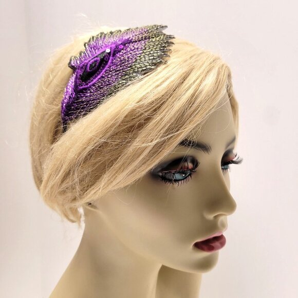 Purple Headband Hair Accessory - Picture 2 of 6